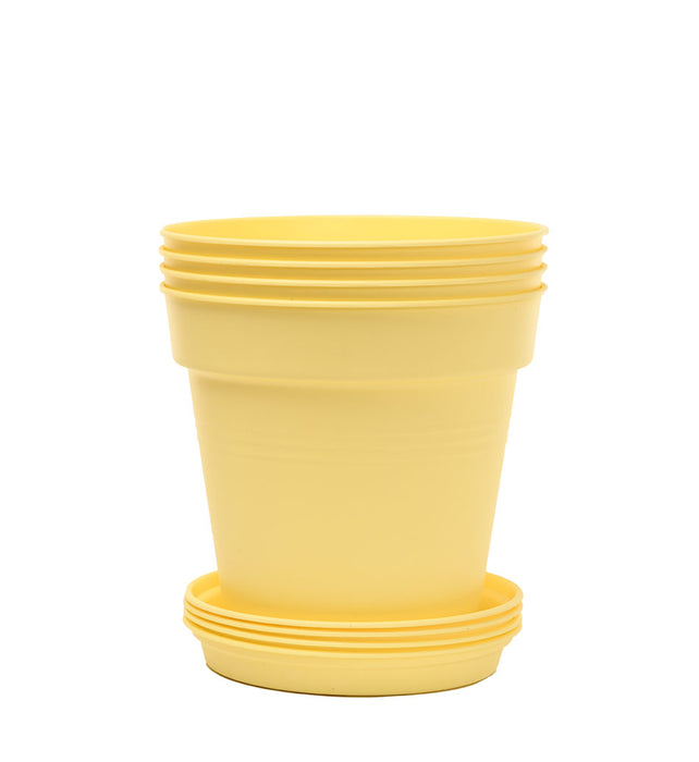 plastic round plant pots Round Plant Pots With Base