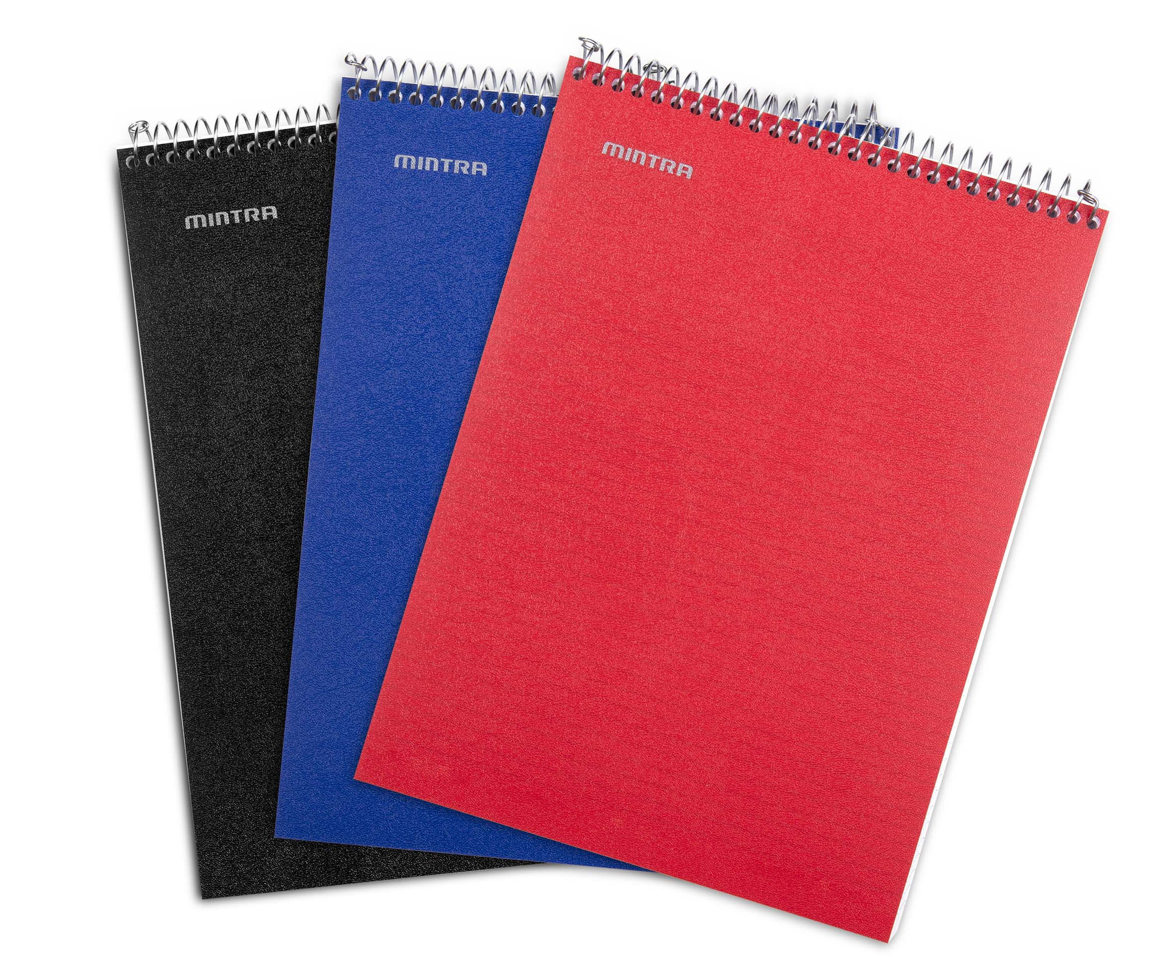 Red And Black Top Bound Spiral Notebook