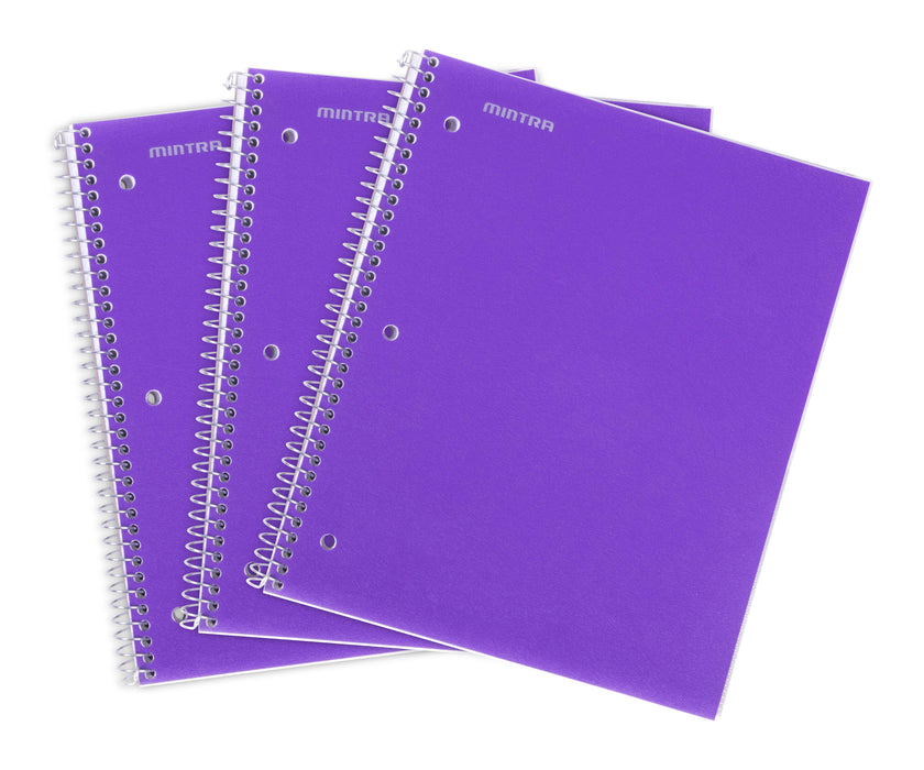 Spiral Durable Notebooks, 3 Pack (1 Subject, Wide Ruled) - Mintra USA spiral-durable-notebooks-1-subject-wide-ruled-cute-spiral-notebooks-college-ruled-best-wide-ruled-notebooks