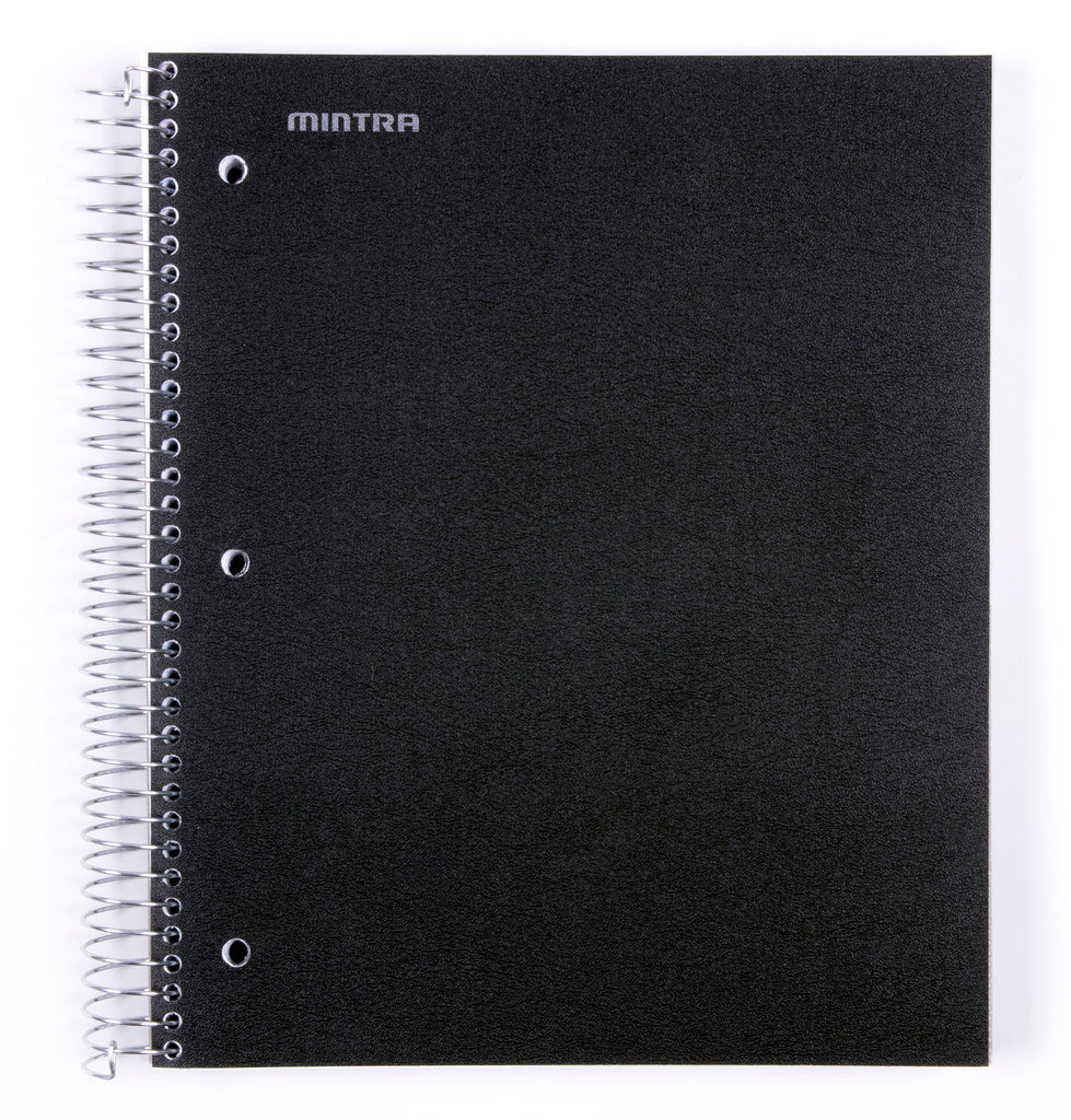 Spiral Durable Notebooks (5 Subject, Wide Ruled) - Mintra USA spiral-durable-notebooks-5-subject-wide-ruled/5 subject wide ruled spiral notebook/pastel wide ruled spiral notebook/5 subject spiral notebook