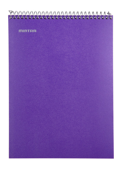Top Bound Spiral Notebook (Teal, Purple, White, College Ruled 3pack) - Mintra USA top-bound-spiral-notebook-teal-purple-white-college-ruled-3packtop-bound-spiral-notebook-8-5-x-11-college-ruled