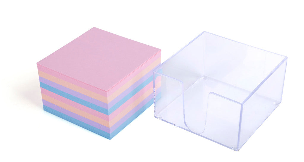 Mintra Office Memo Pads (1pk, Memo Cube - Pastel)