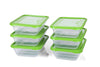 Food Storage Containers (Small 2.3L, 6 Pack) - Mintra USA food-storage-containers-small-2-3l-6-pack/plastic food containers with lids